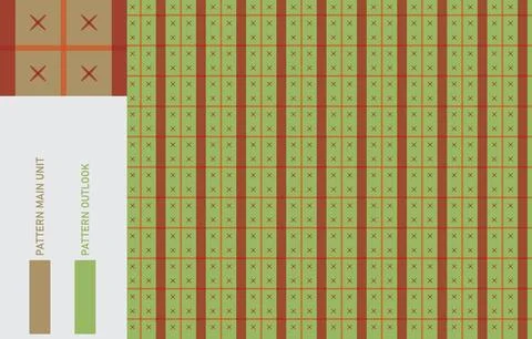 Colorful Seamless textile cloth pattern collection vector illustration Stock Illustration
