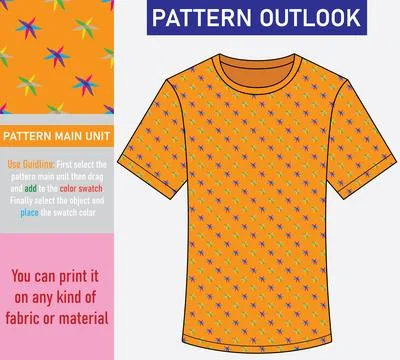 Colorful seamless textile cloth pattern collection vector illustration Stock Illustration