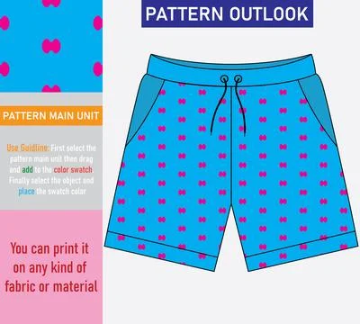 Colorful seamless textile cloth pattern collection vector illustration Illustrazione stock