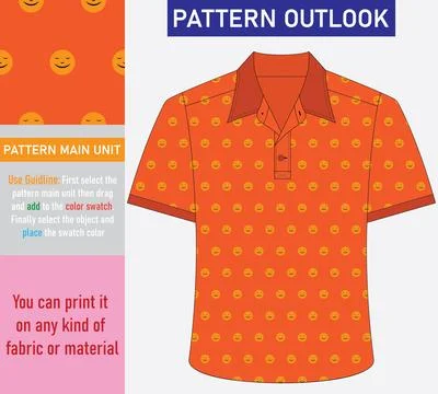 Colorful seamless textile cloth pattern collection vector illustration Illustrazione stock
