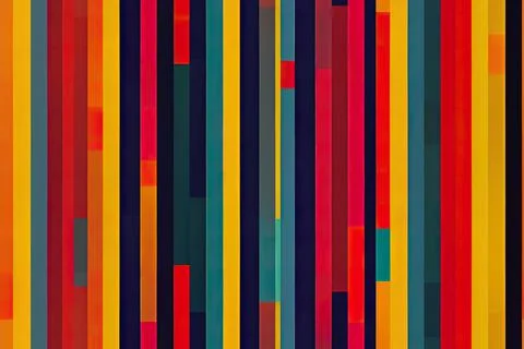 Colorful seamless textile pattern 3d illustrated  Stockillustratie