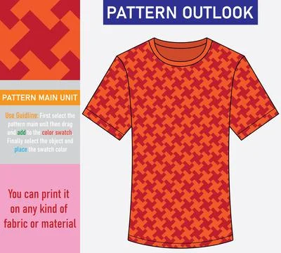 Colorful seamless textile pattern design Illustrazione stock
