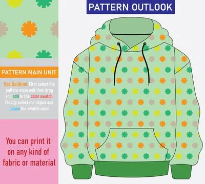 Colorful seamless textile pattern design Stock Illustration