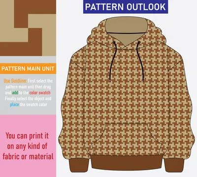 Colorful seamless textile pattern design Stock Illustration