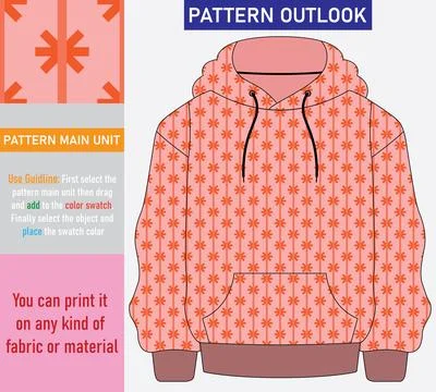 Colorful seamless textile pattern design Stock-Illustration