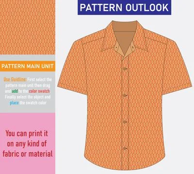 Colorful seamless textile pattern design Stock Illustration