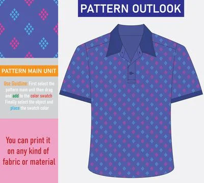 Colorful seamless textile pattern design Stock-Illustration