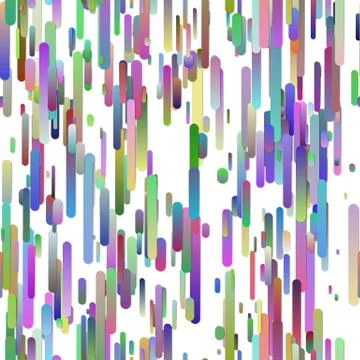 Colorful seamless trendy vertical gradient rounded stripe background pattern Illustrazione stock