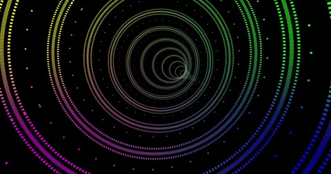 Colorful Seamless Visual Loop Animation | Abstract Motion Design Background Stock Footage 311048516