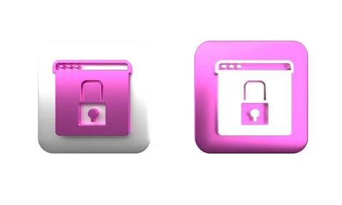 Colorful Secure your site with HTTPS, SSL icon isolated on white background.. Fotos Stock