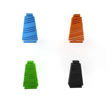 Colorful Sewing thread on spool icon isolated on white background. Yarn spo.. Stock Illustration