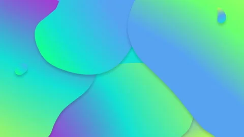 Colorful shape abstract animation background Stock Footage 168685073