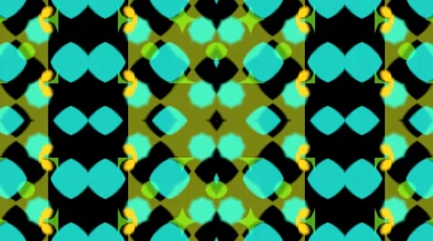 Colorful Shape Kaleidoscope Loop Stock Footage 48243284