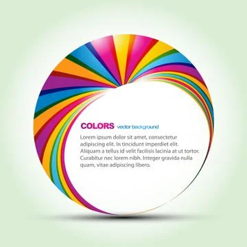 Colorful shape style Stock Illustration