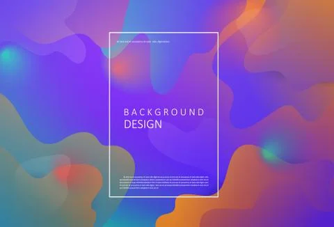 Colorful shapes background Stock Illustration