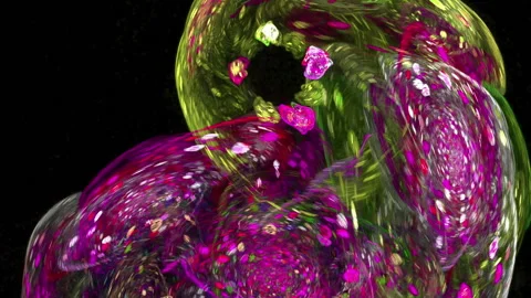 Colorful shapes pattern abstract motion background Stock Footage 91147094