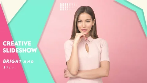 Colorful Shapes Slideshow for After Effects Catálogo de After Effects