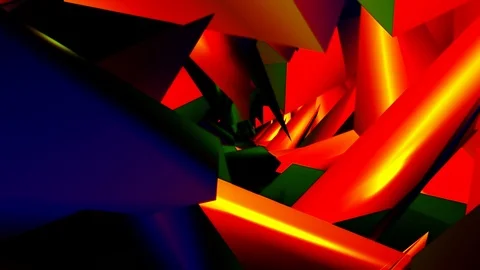 Colorful sharp tunnel 動画素材 98171800