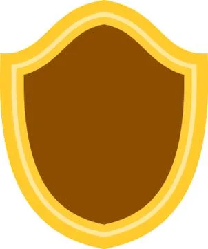 Colorful shield emblem Stock Illustration