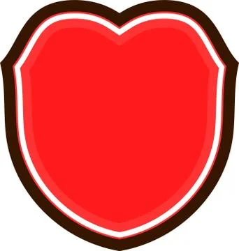 Colorful shield emblem Stock Illustration