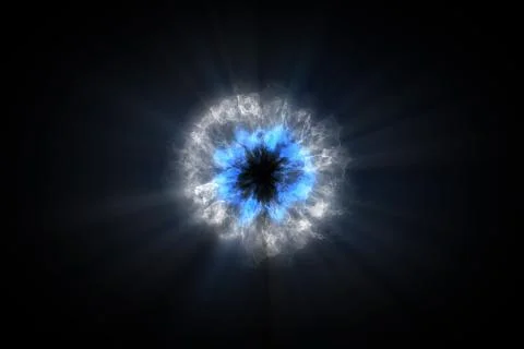 Colorful shock wave consisting particles. VFX elements, Graphic Elements. Light Stock Illustration