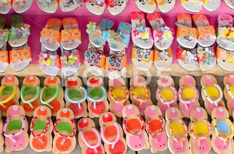 Colorful shoes. Stock Photos