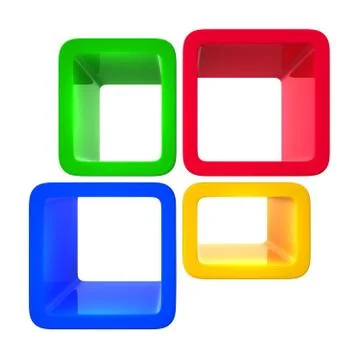Colorful showcase Stock Illustration