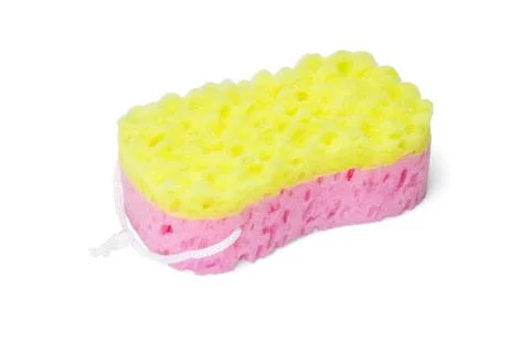 Colorful shower sponge Stock Photos