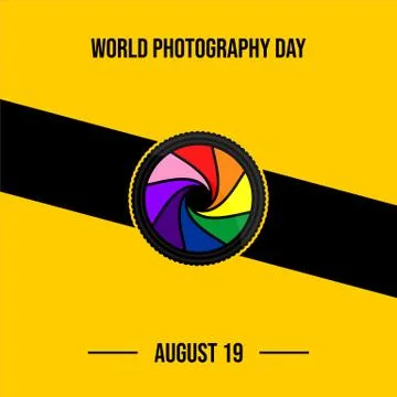Colorful shutter of camera vector illustration Stock Illustration