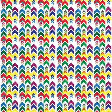 Colorful Up sign Pattern - abstract background Stock Illustration