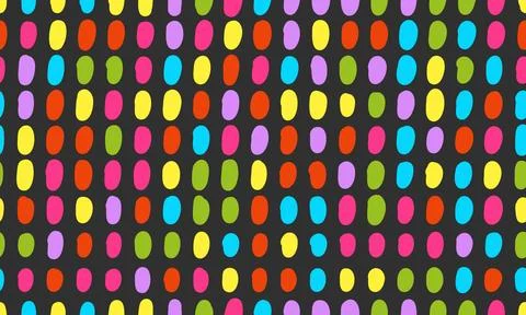 Colorful simple background with small black lines. Vector seamless pattern .. Stock Illustration