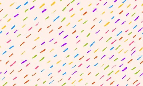 Colorful simple background with small black lines. Vector seamless pattern .. Stock Illustration