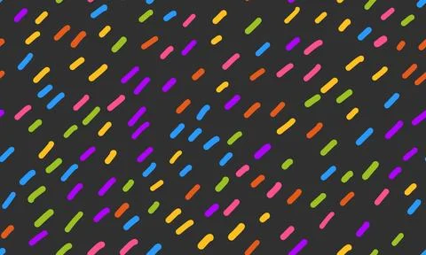 Colorful simple background with small dashes. Vector seamless pattern with .. Illustrazione stock