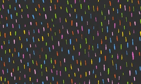 Colorful simple background with small dashes. Seamless vector pattern Stock Illustration