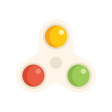Colorful simple dimple pop it fidget toy for stress relief Stock Illustration