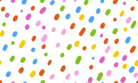 Colorful simple seamless pattern with small black lines on white background 스톡 일러스트