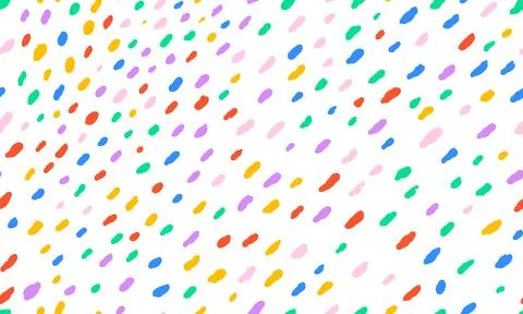 Colorful simple seamless pattern with small dashes. Vector wallpaper with s.. Illustrazione stock