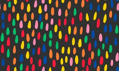Colorful simple seamless pattern with small dashes. Vector wallpaper with h.. Stock Illustration