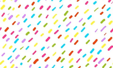 Colorful simple seamless pattern with small black lines. Vector wallpaper wit Stock Illustration