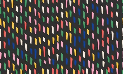 Colorful simple small dash seamless pattern. Vector wallpaper with spots te.. 스톡 일러스트