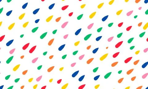 Colorful simple small dash seamless pattern. Vector wallpaper with hand dra.. Stock Illustration