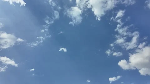 Colorful sky cloud natural background. Timelapse video. Stock Footage 339017589