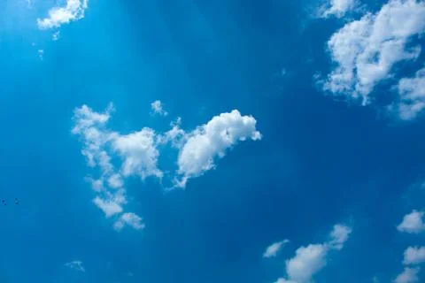 Colorful sky with cloud Stock Photos