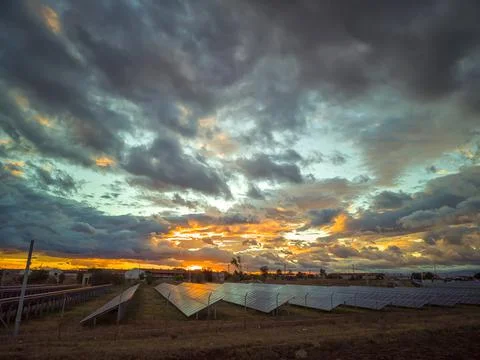 Colorful sky Stock Photos