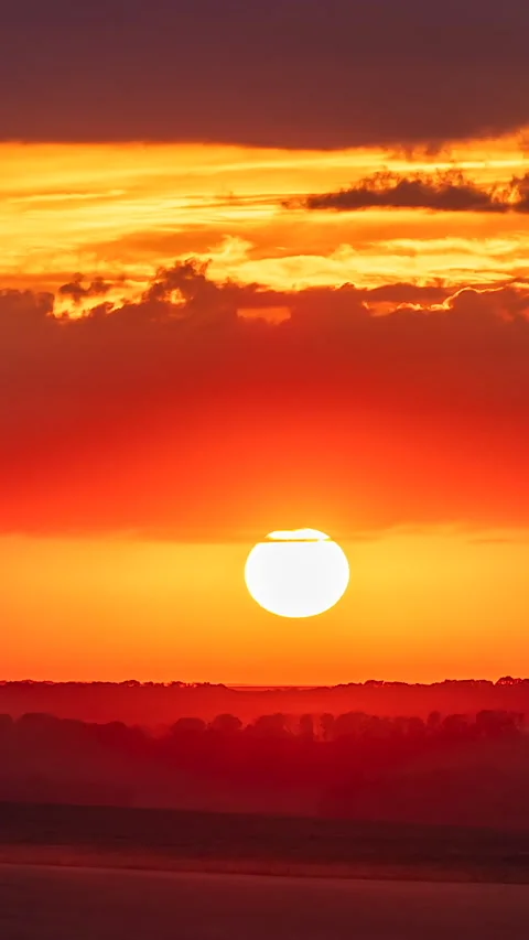 Colorful sky while sunset Video stock 293156949