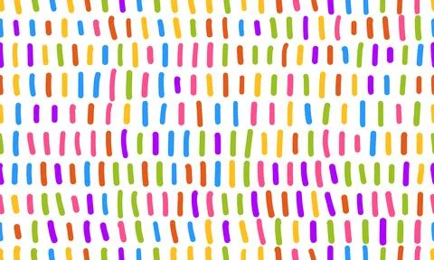 Colorful small dash background. Vector seamless pattern with spots texture. イラスト素材