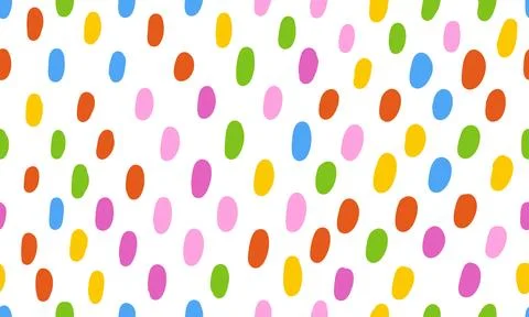 Colorful small dash seamless pattern. Vector wallpaper with hand drawn abstra イラスト素材