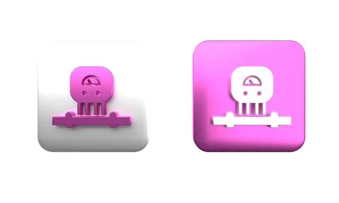 Colorful Smart sensor system icon isolated on white background. Internet of.. Foto stock