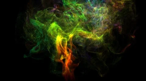 Colorful smoke Stock Footage 8690972
