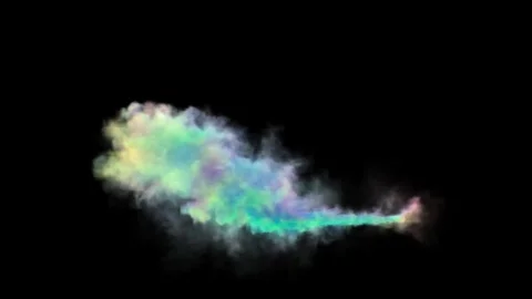 Colorful smoke Video stock 124985806